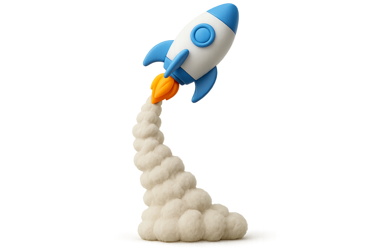 Rocket Launch Cartoon 1 - Edit